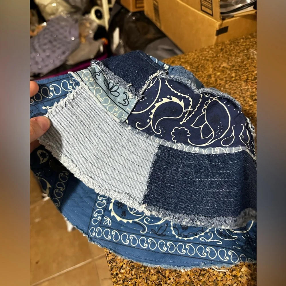 ZARA Bucket denim patch hat 3920/056 - Picture 5 of 7